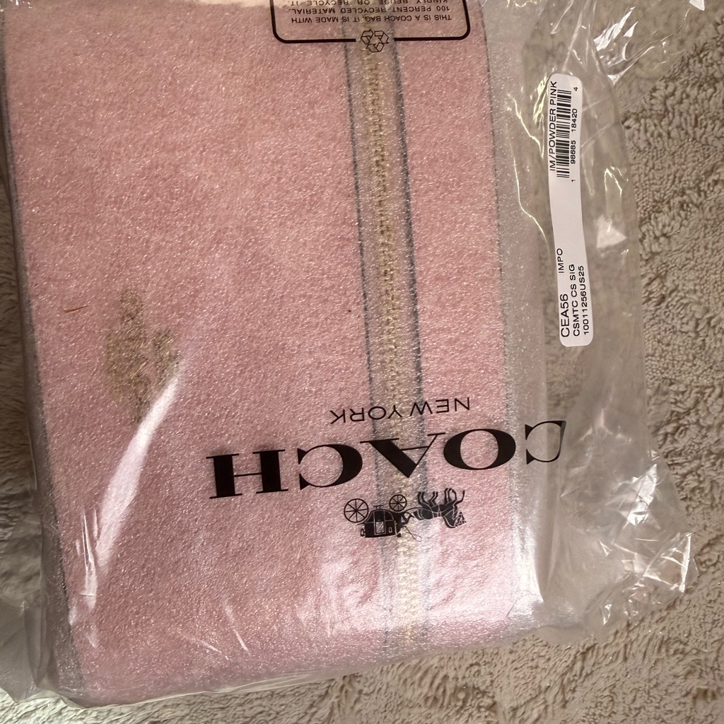 Coach Blush Pink Clutch